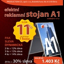 Reklamní áčka A1 již od 1.403 Kč